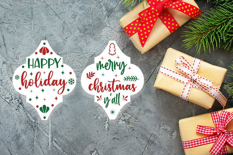 Arabesques Tile Ornament SVG Bundle.Merry Christmas, Monogram, Ornament SVGs, SVG Designangry 