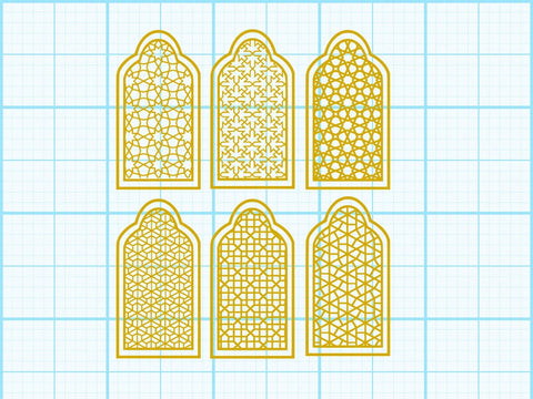 Arabic Mesh Window Svg SVG Johan Ru designs 