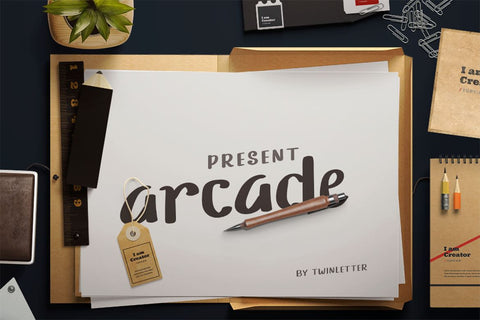 Arcade Font twinletter 