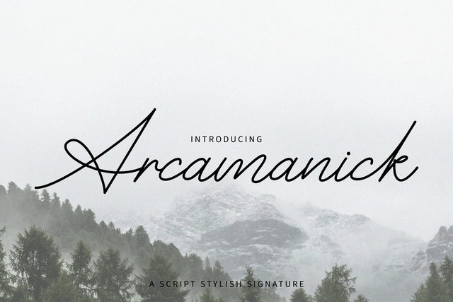 Arcamanick Font Jun Creative 
