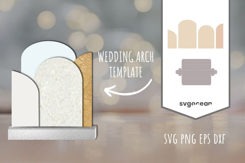 Arch Template SVG 3D Paper SvgOcean 
