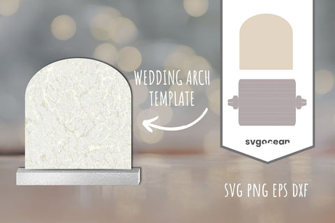 Arch Template SVG Cut File 3D Paper SvgOcean 