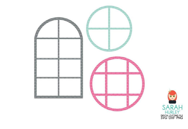 Arched Windows 2 SVG Sarah Hurley 