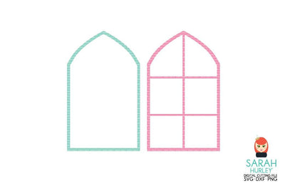 Arched Windows SVG Sarah Hurley 