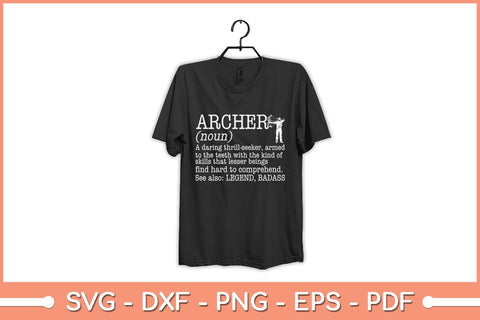 Archer Definition Archer Archery Svg Cutting File SVG Helal 
