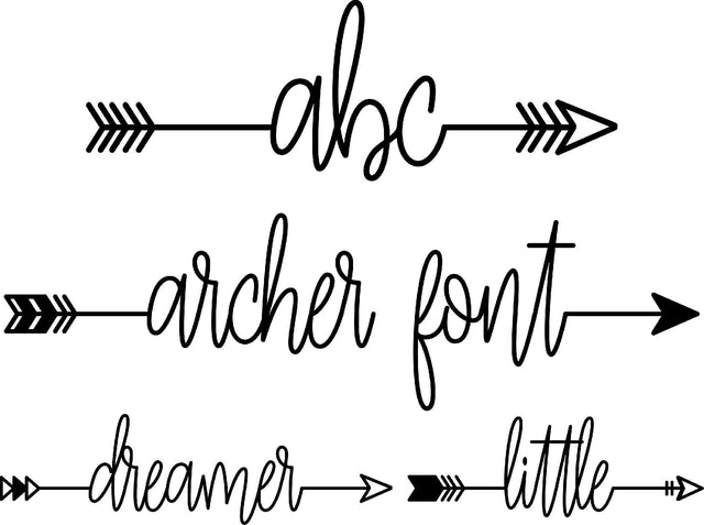Archer Font Font Rivka’s Renditions 