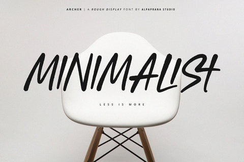Archer - Rough Font Font Alpaprana Studio 