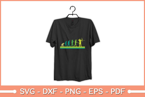 Archery Archer Evolution Retro Svg Cutting File SVG Helal 
