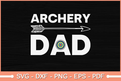 Archery Dad Arrow Target Svg Cutting File SVG Helal 