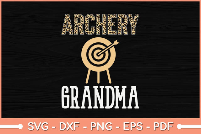 Archery Grandma Arrow Target Svg Cutting File SVG Helal 