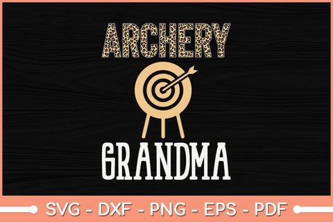 Archery Grandma Arrow Target Svg Cutting File SVG Helal 