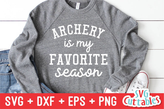 Archery Is My Favorite Season svg - Archery Cut File - Archery svg - dxf - eps - png - Silhouette - Cricut - Digital Download SVG Svg Cuttables 