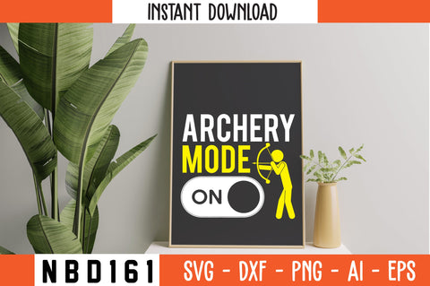 archery mode on T-Shirt Design SVG Nbd161 