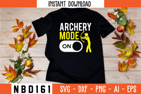 archery mode on T-Shirt Design SVG Nbd161 