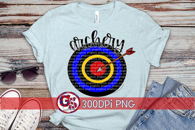 Archery PNG for Sublimation Sublimation Greedy Stitches 