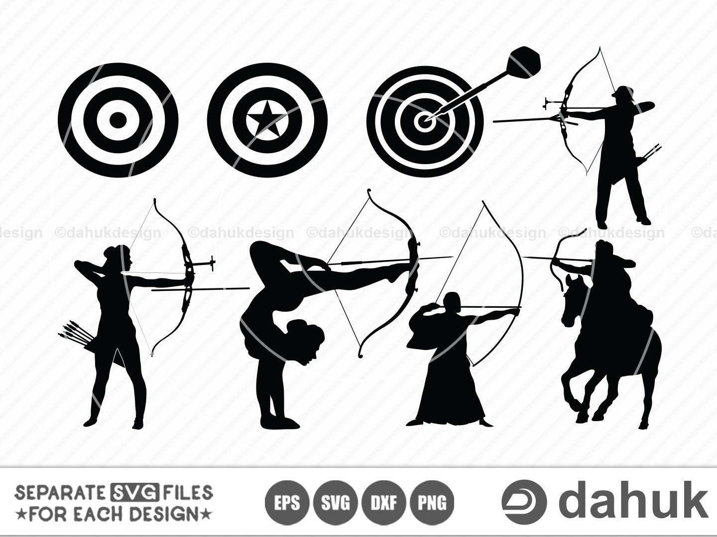 archery target silhouette