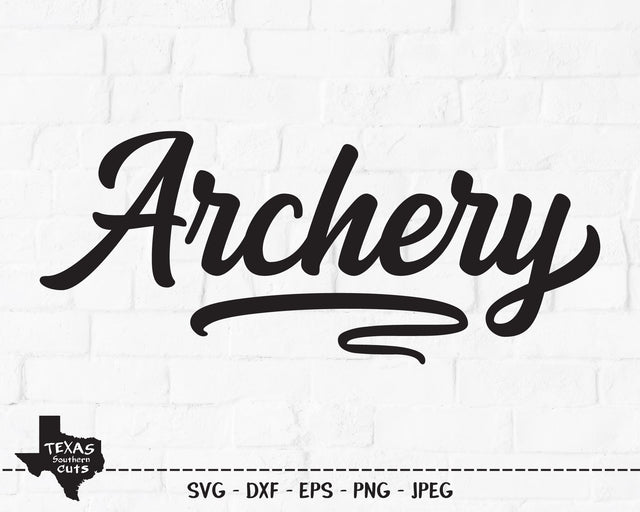 Archery | Sports SVG SVG Texas Southern Cuts 