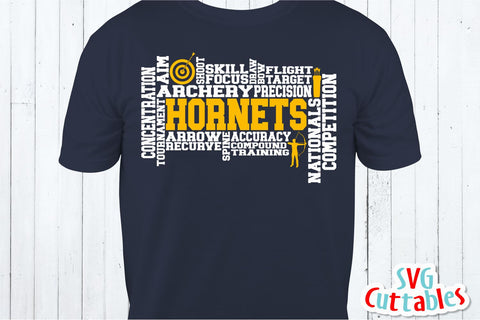 Archery Word Art SVG Svg Cuttables 
