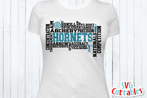 Archery Word Art SVG Svg Cuttables 