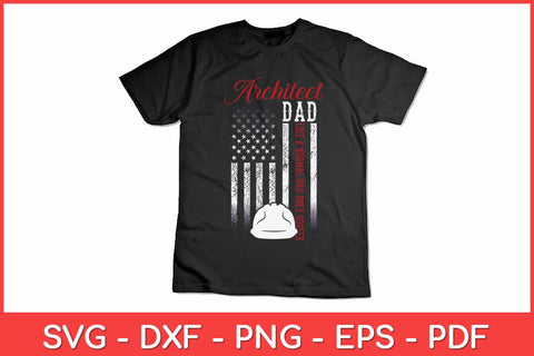 Architect Dad Like A Normal Dad Only Cooler USA Flag Svg Design SVG artprintfile 