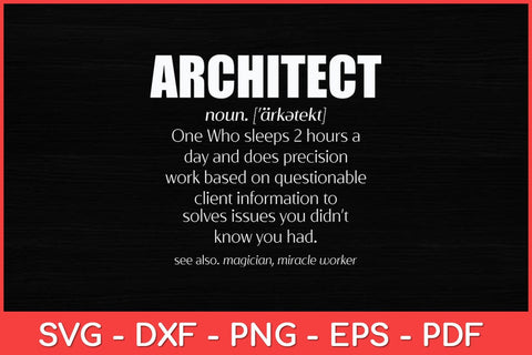 Architect Definition Svg Design SVG artprintfile 