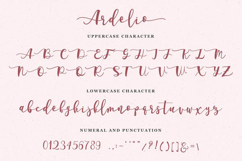 Ardelio Modern Script Font Font Kotak Kuning Studio 