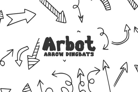 Ardot - Cute Doodle Dingbat Font Masyafi Studio 