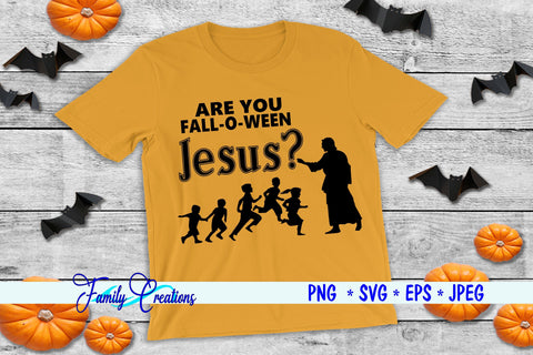 Are You Fall-O-Ween Jesus? SVG Family Creations 