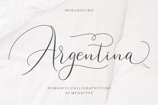 Argentina Script Font Megatype 