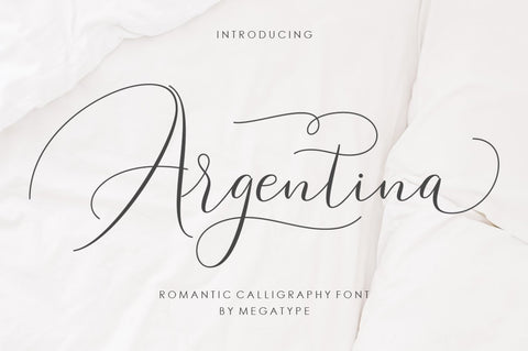 Argentina Script Font Megatype 