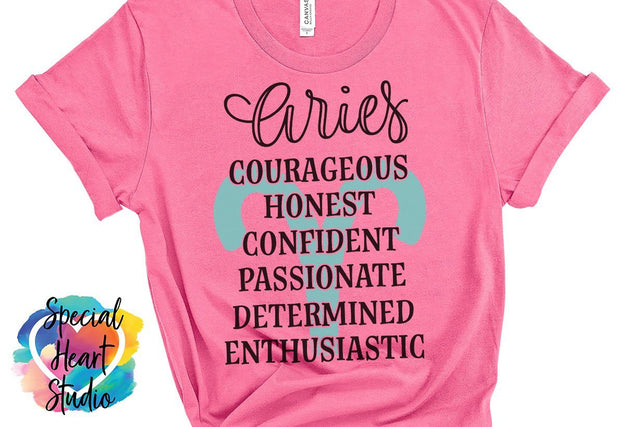 Aries Zodiac Sign SVG Special Heart Studio 