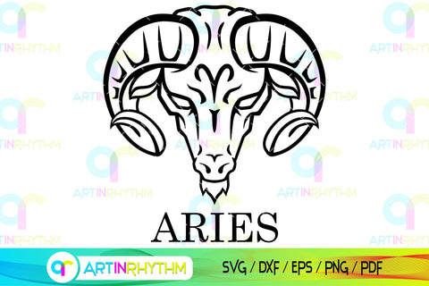 Aries zodiac sign svg SVG Artinrhythm shop 