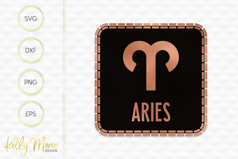 Aries Zodiac SVG Cut File Kelly Maree Design 