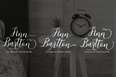 Arieteline Script Font Zane Studio55 
