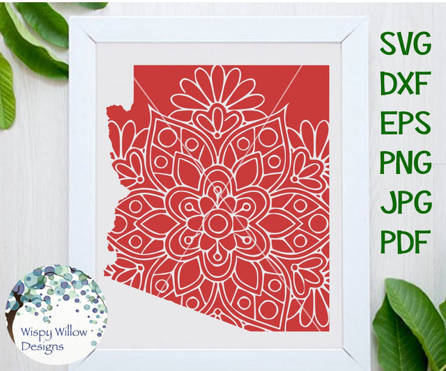 Arizona Mandala SVG Wispy Willow Designs 