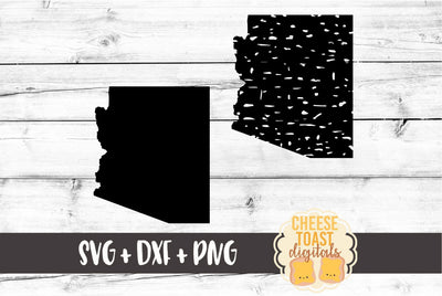 Arizona - Solid & Grunge SVG Cheese Toast Digitals 