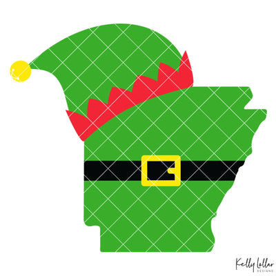 Arkansas Elf State SVG Kelly Lollar Designs 