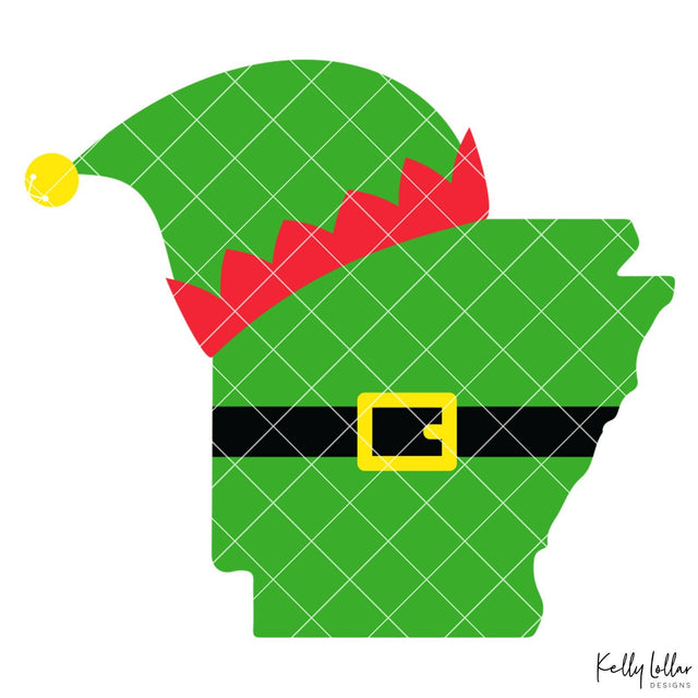 Arkansas Elf State SVG Kelly Lollar Designs 