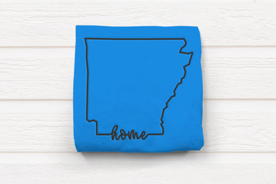 Arkansas Home State Outline Embroidery Embroidery/Applique DESIGNS Designed by Geeks 