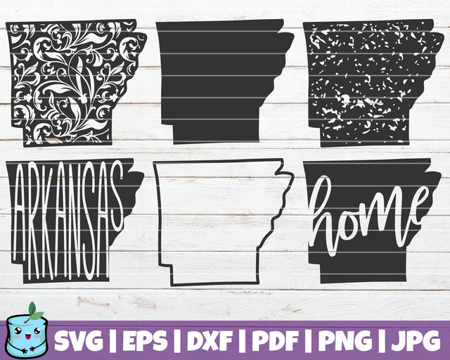 Arkansas State SVG MintyMarshmallows 