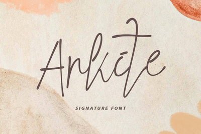 Arkite Font Prasetya Letter 