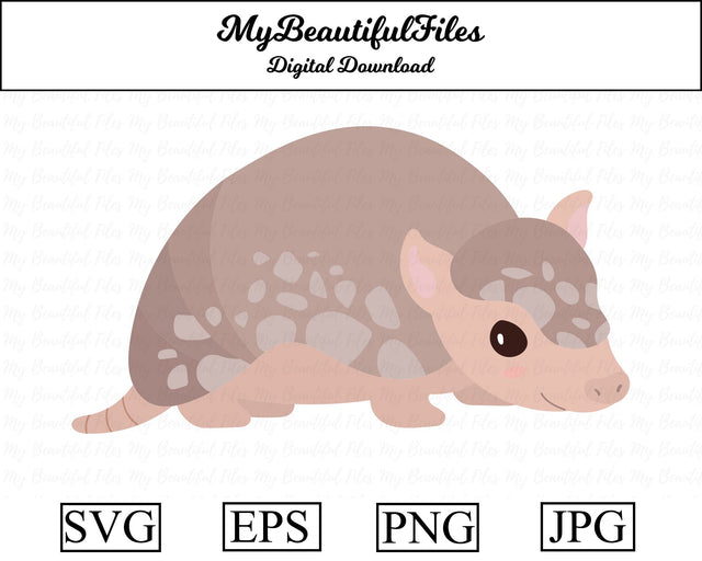 Armadillo - Animal SVG MyBeautifulFiles 