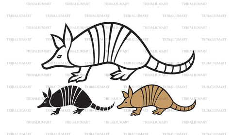 Armadillo animal SVG TribaliumArtSF 
