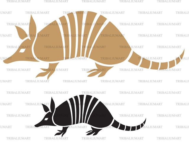 Armadillo animal SVG TribaliumArtSF 