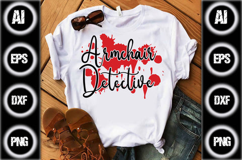 Armchair Detective SVG designartist 