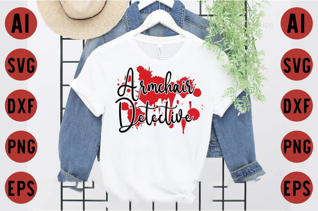 Armchair Detective SVG designartist 