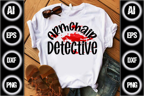 Armchair Detective SVG designartist 