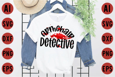 Armchair Detective SVG designartist 