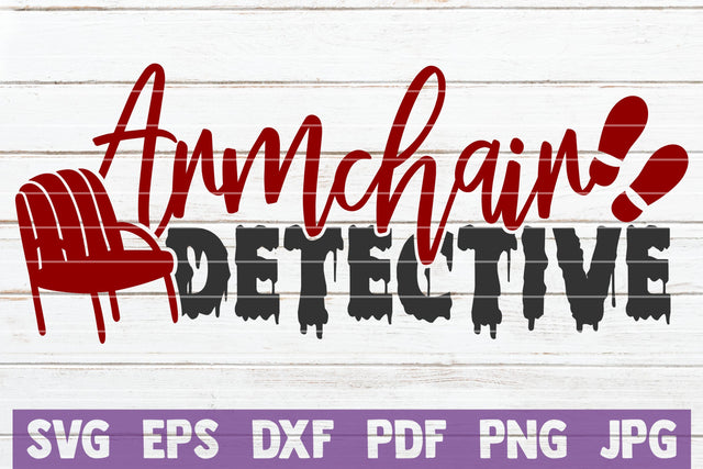 Armchair Detective SVG MintyMarshmallows 