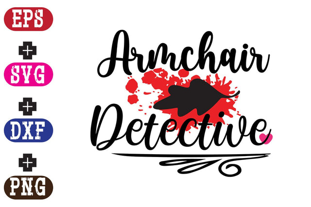 Armchair Detective SVG Nurstore 